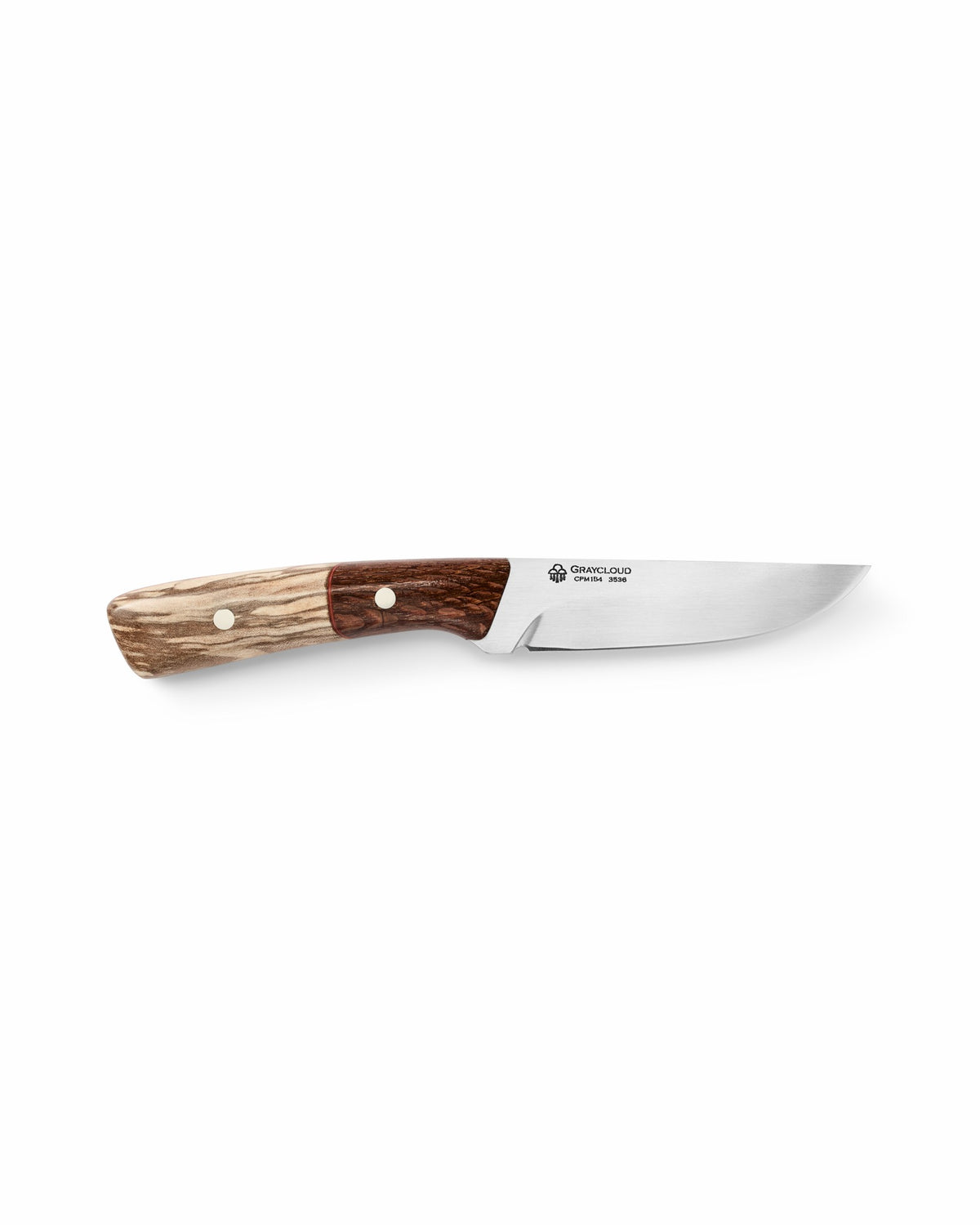 Filson Classic / Graycloud Tracker Knife - Spalted Alder / Leopardwood