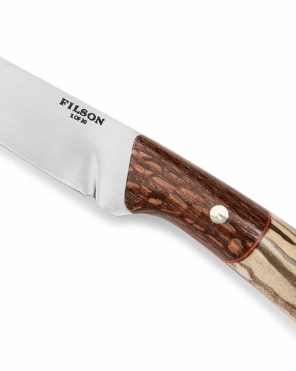 Filson Classic / Graycloud Tracker Knife - Spalted Alder / Leopardwood