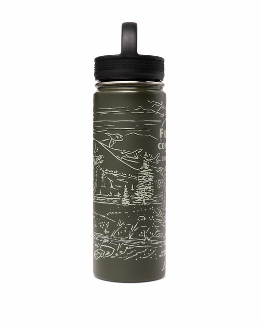 Filson Exclusive / Insulated Water Bottle - Green / Wildlife