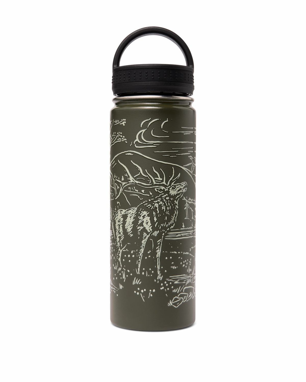 Filson Exclusive / Insulated Water Bottle - Green / Wildlife
