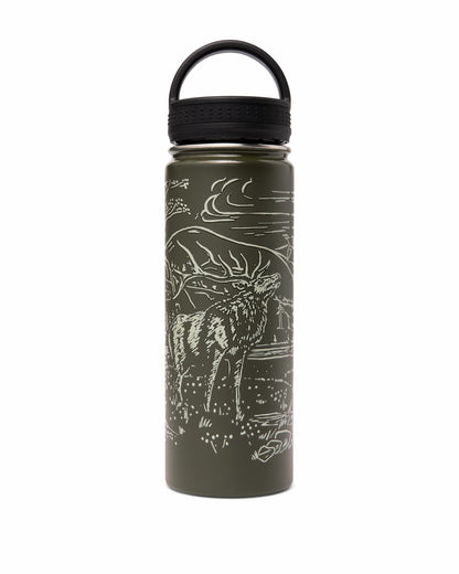 Filson Exclusive / Insulated Water Bottle - Green / Wildlife