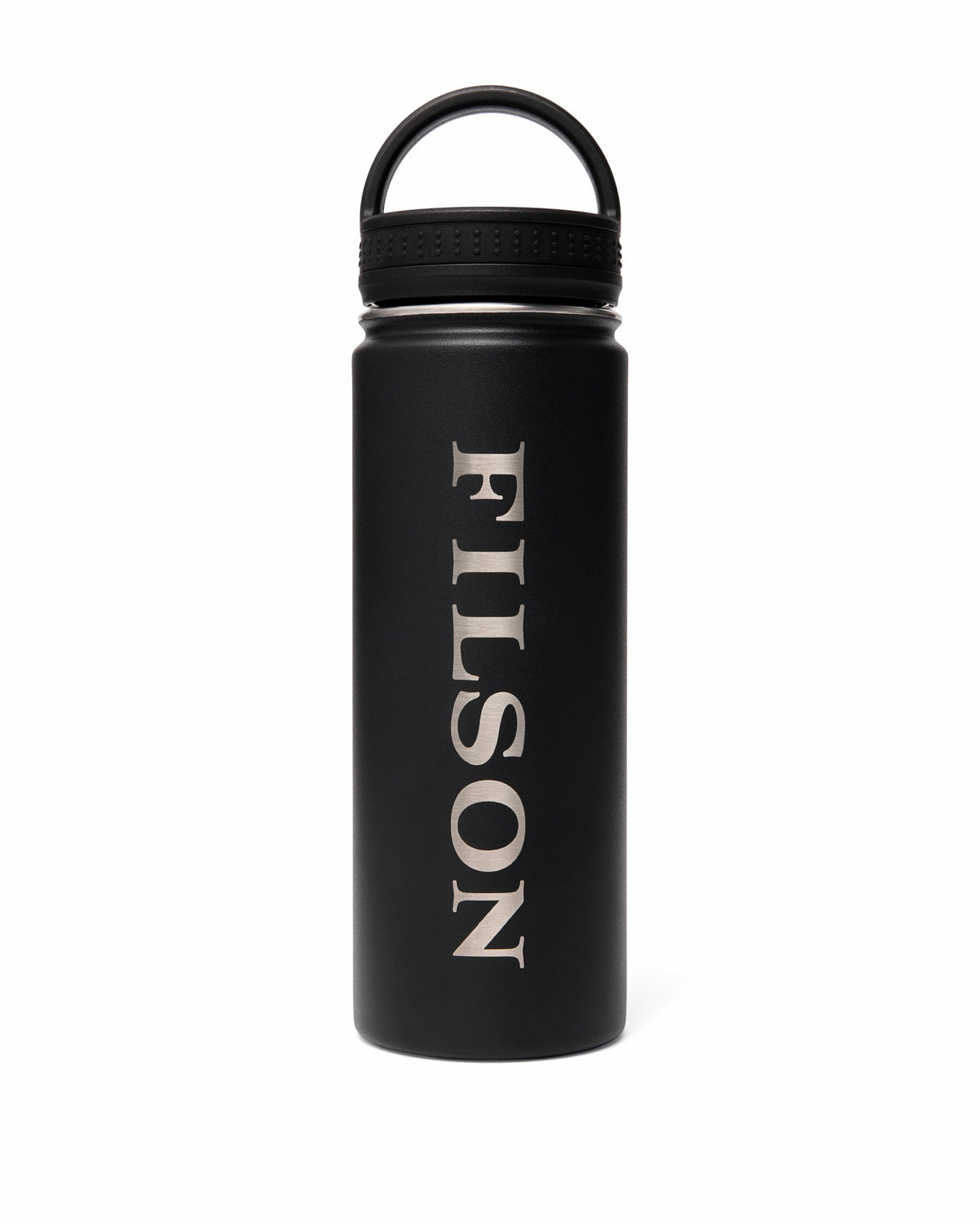 Filson Classic / Insulated Water Bottle - Black / Logo