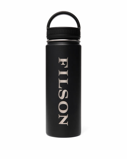 Filson Classic / Insulated Water Bottle - Black / Logo