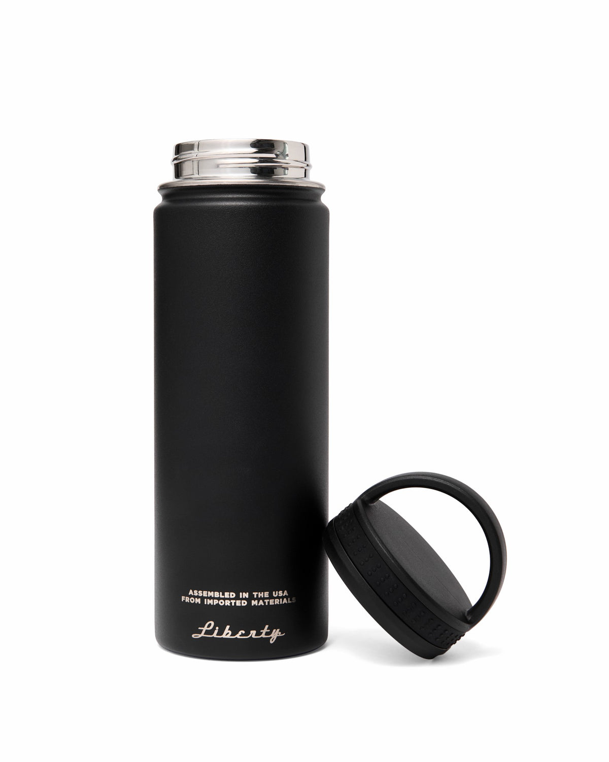 Filson Classic / Insulated Water Bottle - Black / Logo
