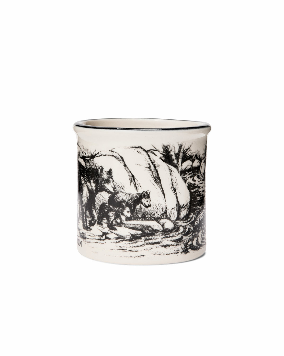 Filson Everyday / Stoneware Mug - Natural / Bears