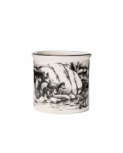 Filson Everyday / Stoneware Mug - Natural / Bears