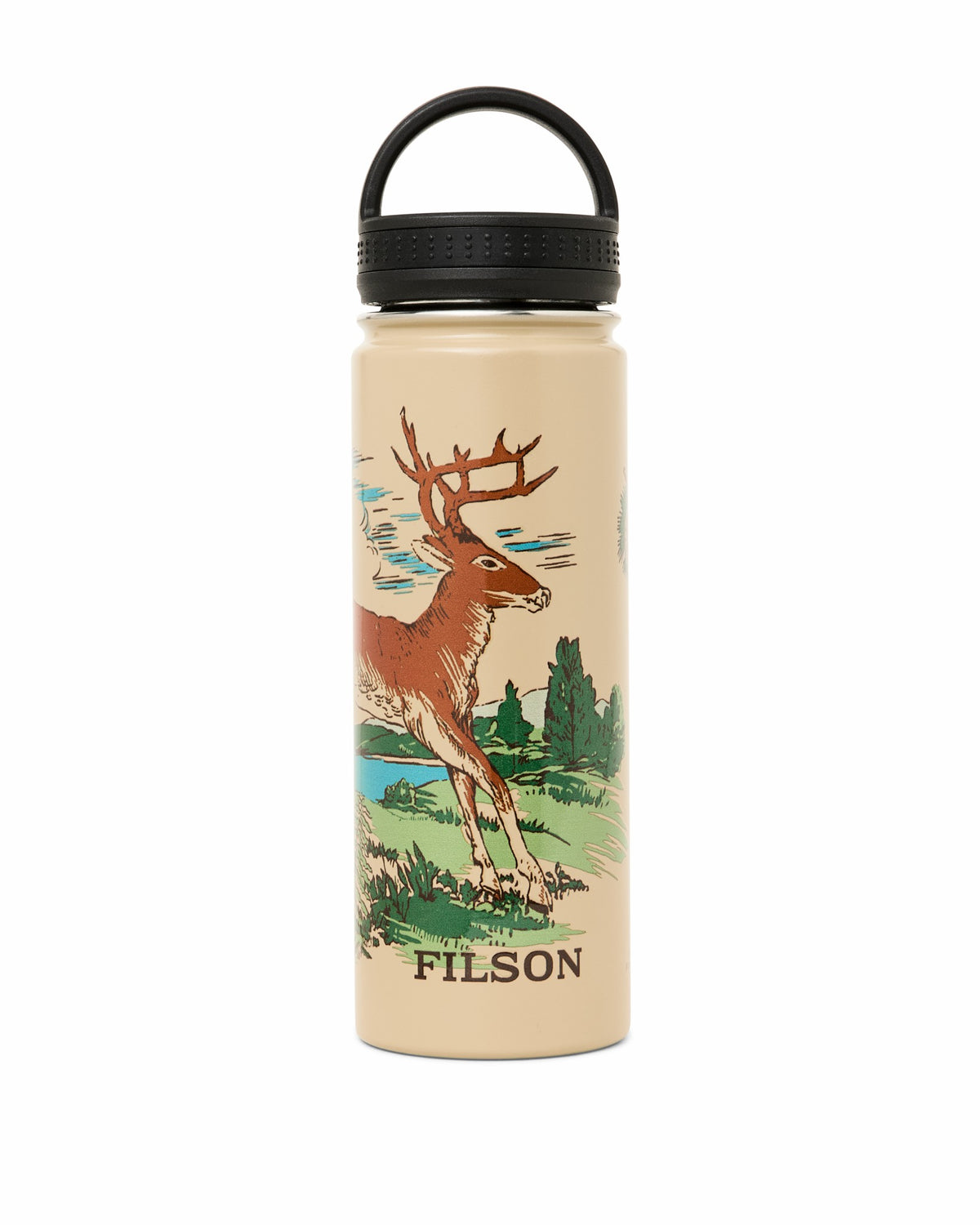 Filson Quality / Insulated Water Bottle - Sandstone / Deer Leap