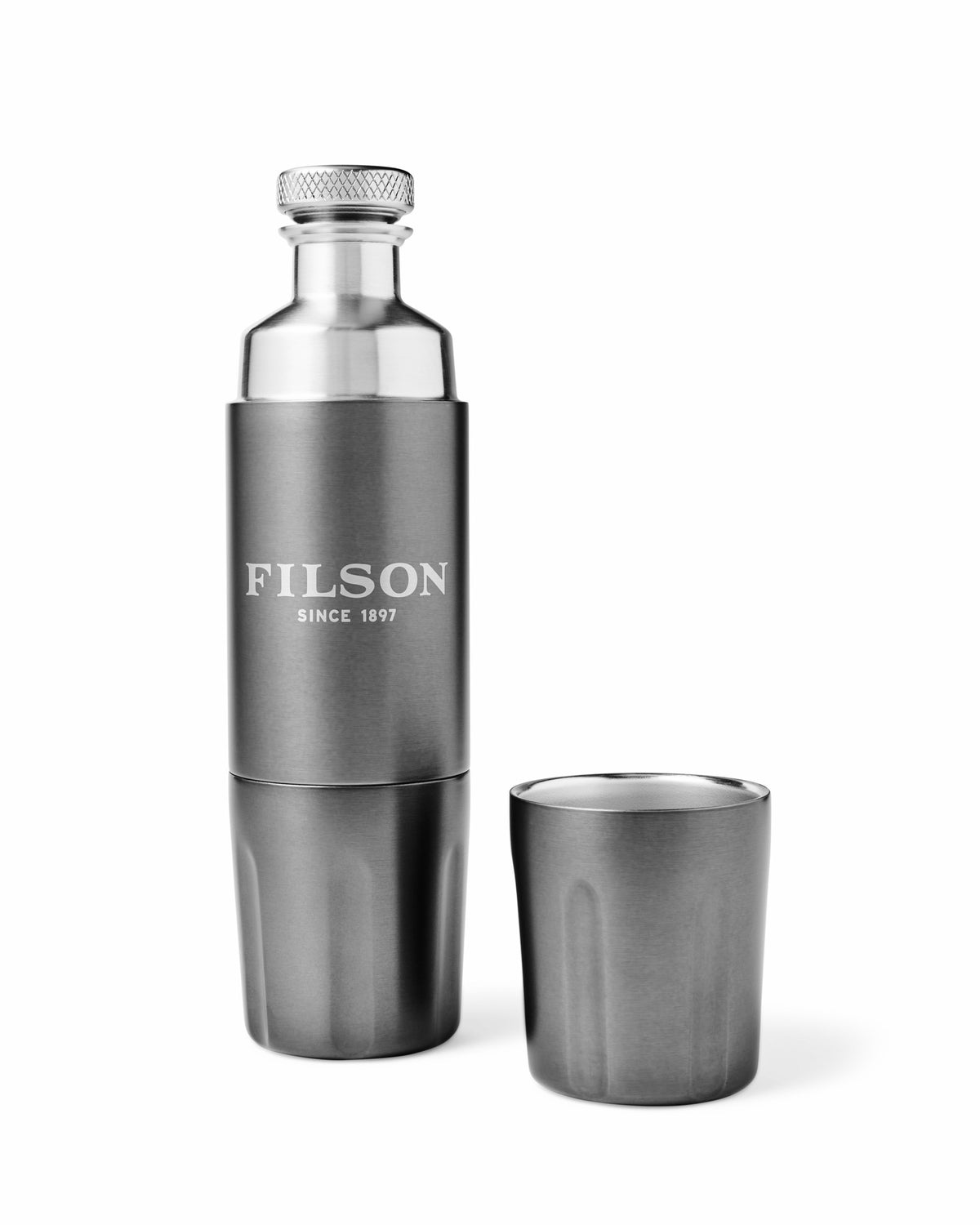 Filson Everyday / High Camp 750ml Firelight Flask - Gunmetal