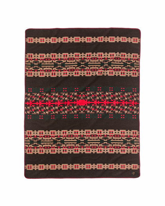 Filson New / Wool-blend Blanket - Brown / Port Multi