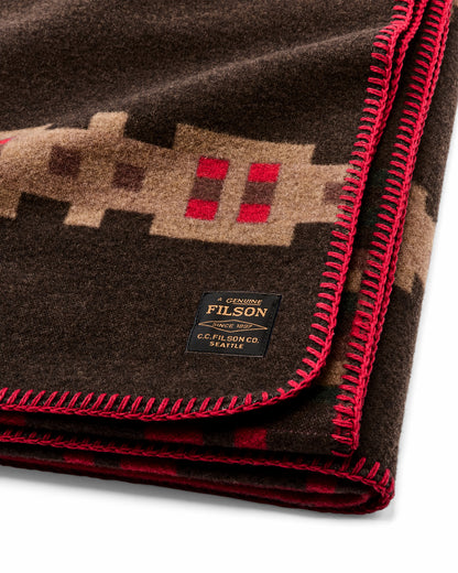 Filson New / Wool-blend Blanket - Brown / Port Multi