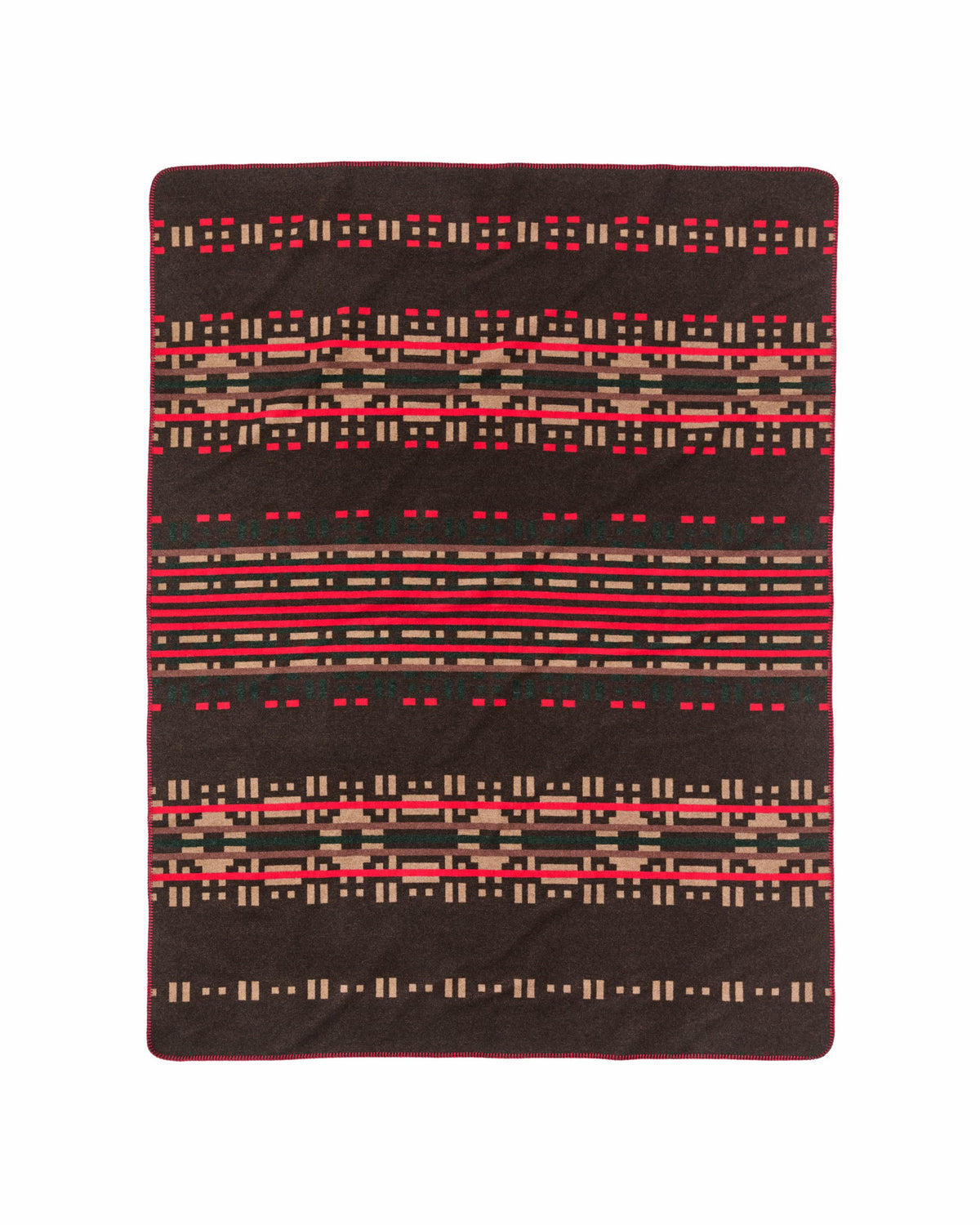 Filson New / Wool-blend Blanket - Brown / Port Multi
