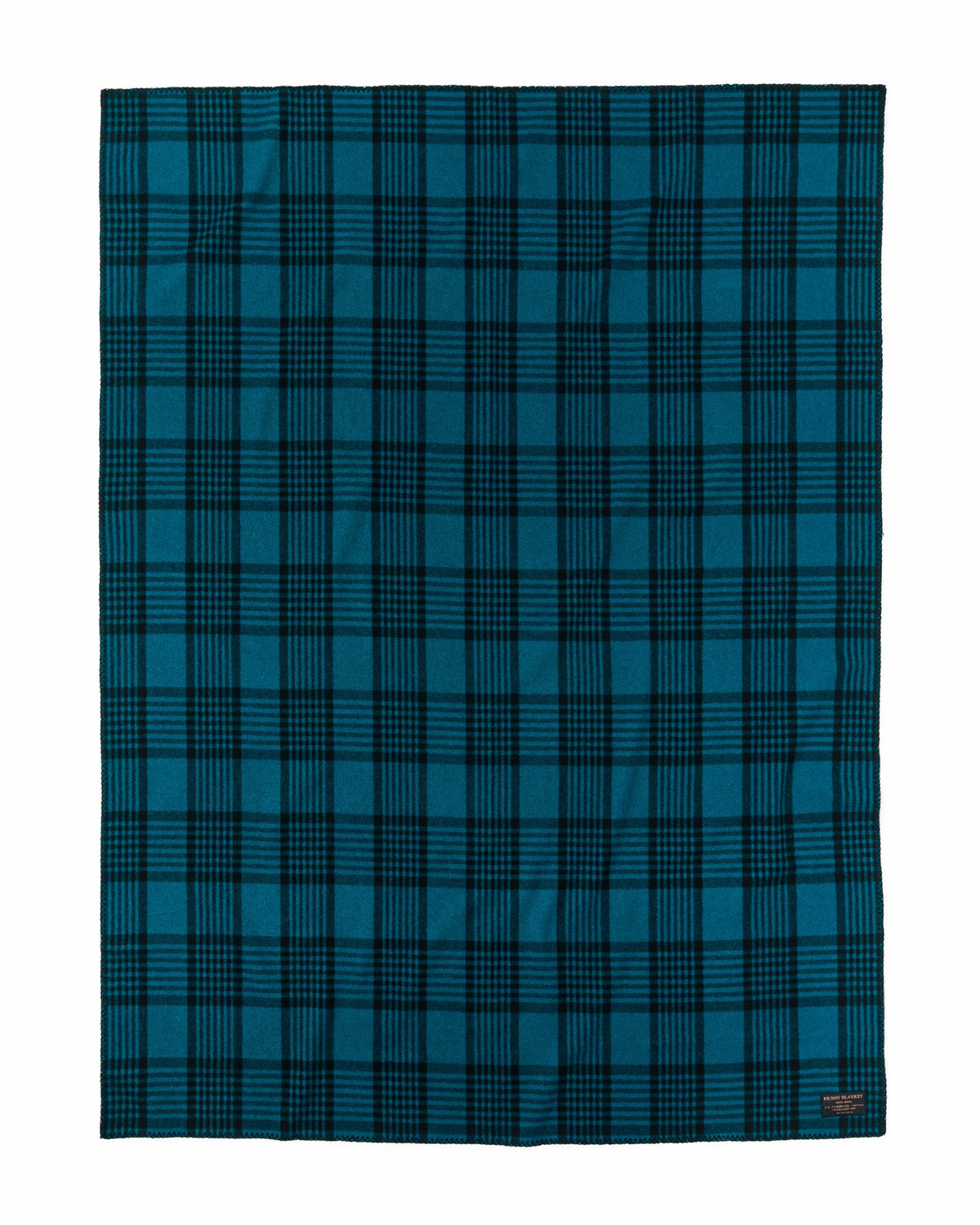 Filson Discount / Mackinaw Wool Blanket - Blue / Black Plaid