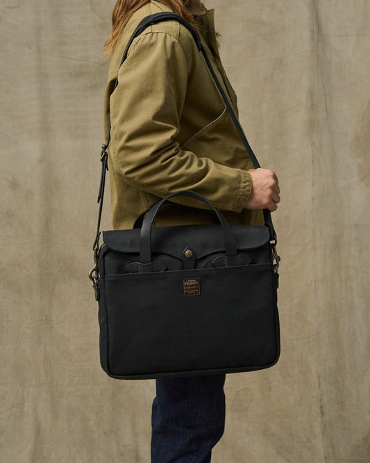 Filson Smart Buy / Rugged Twill Original Briefcase - Black