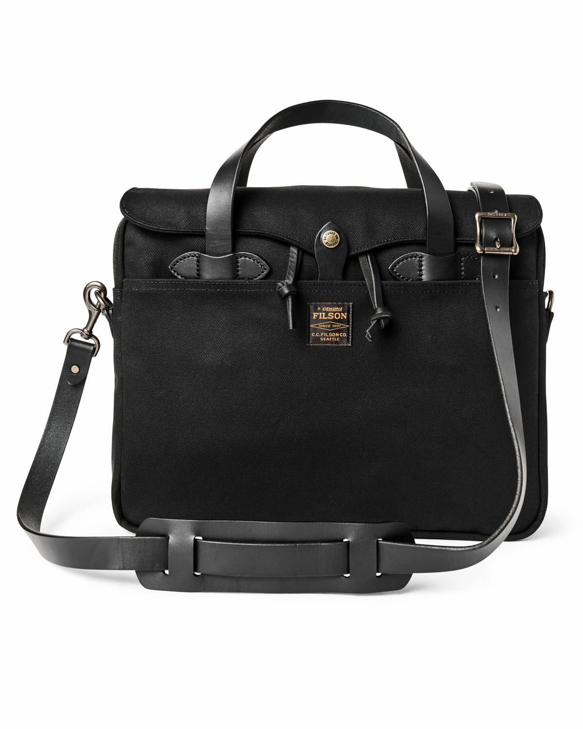 Filson Smart Buy / Rugged Twill Original Briefcase - Black