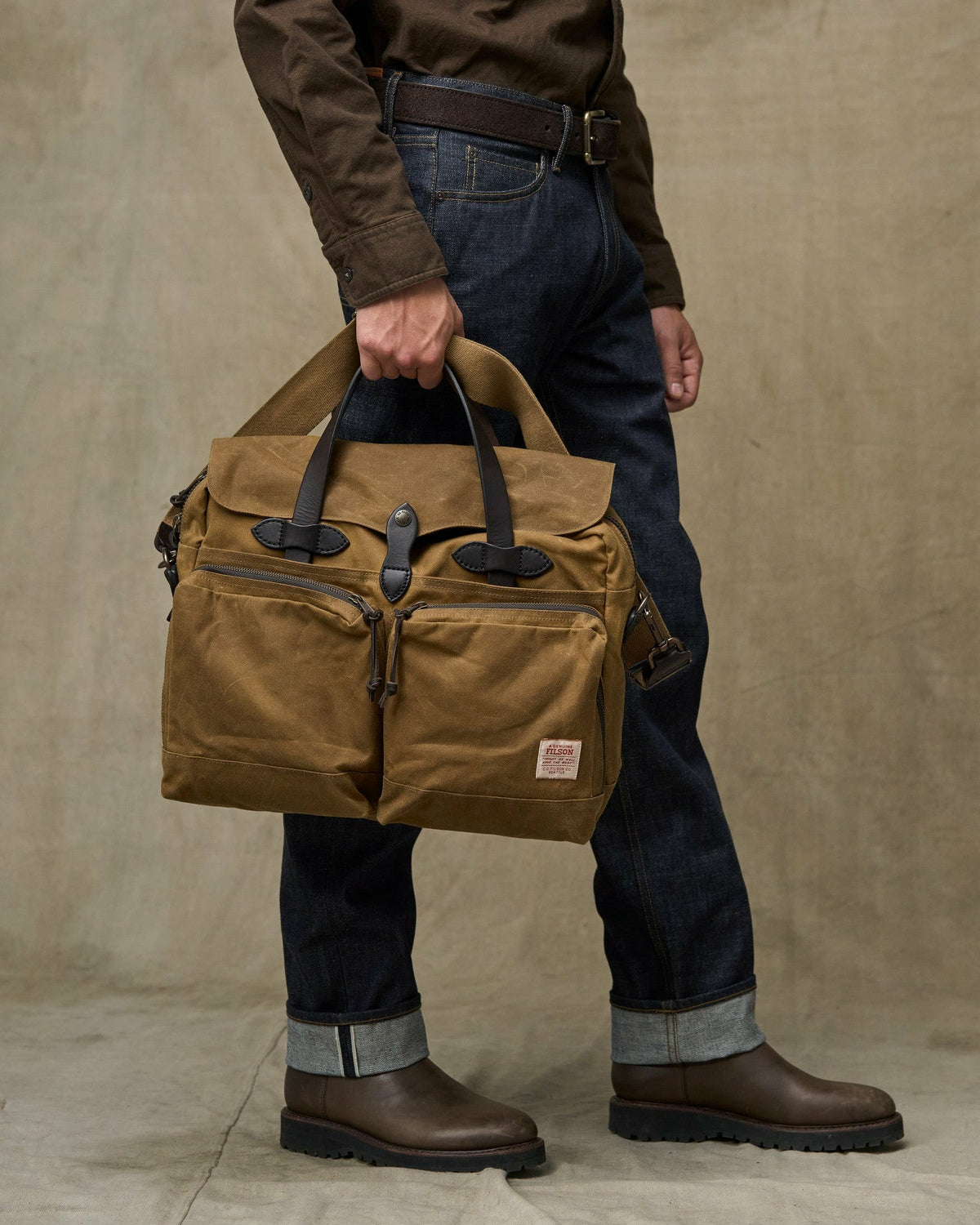 Filson Popular / 24 Hour Tin Cloth Briefcase