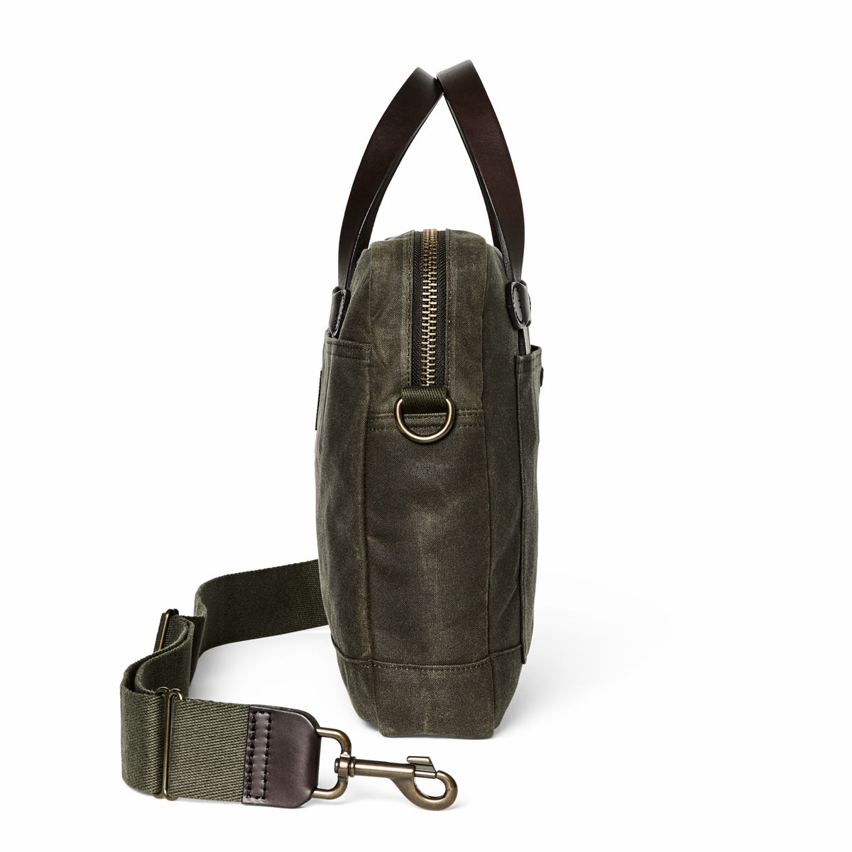 Filson Trending / Tin Cloth Compact Briefcase - Otter Green