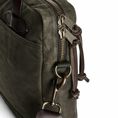 Filson Trending / Tin Cloth Compact Briefcase - Otter Green