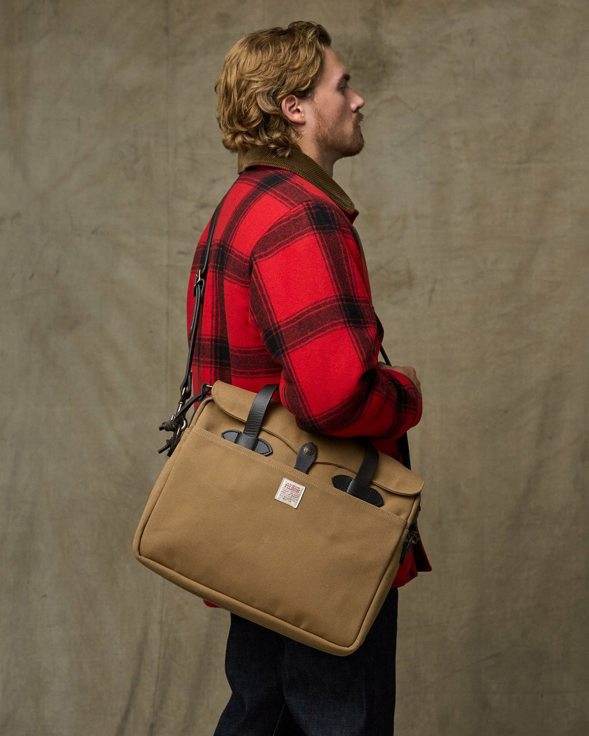 Filson Value / Rugged Twill Original Briefcase - Tan