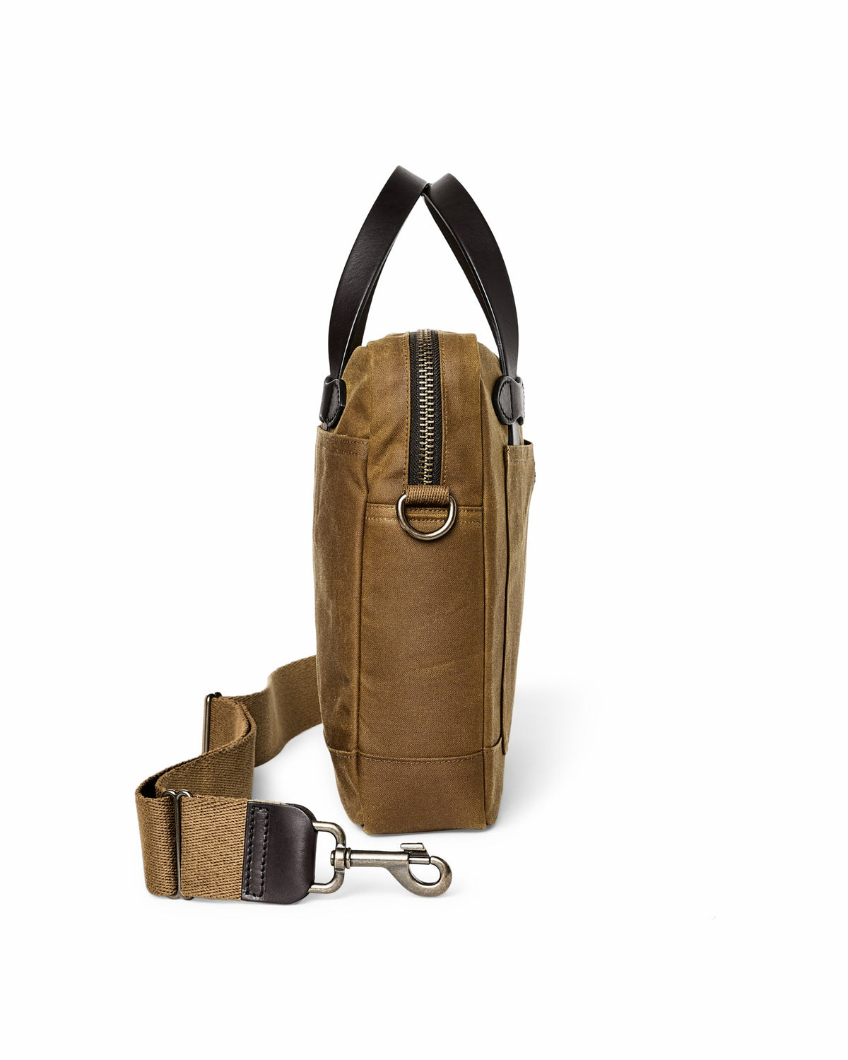 Filson Best Price / Tin Cloth Compact Briefcase - Dark Tan
