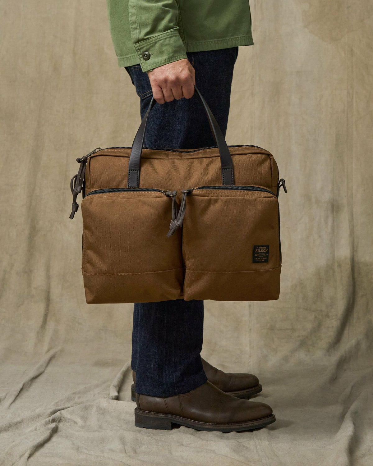 Filson Best Price / Dryden Briefcase - Whiskey