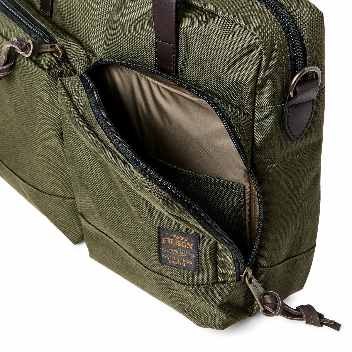 Filson Premium / Dryden Briefcase - Otter Green