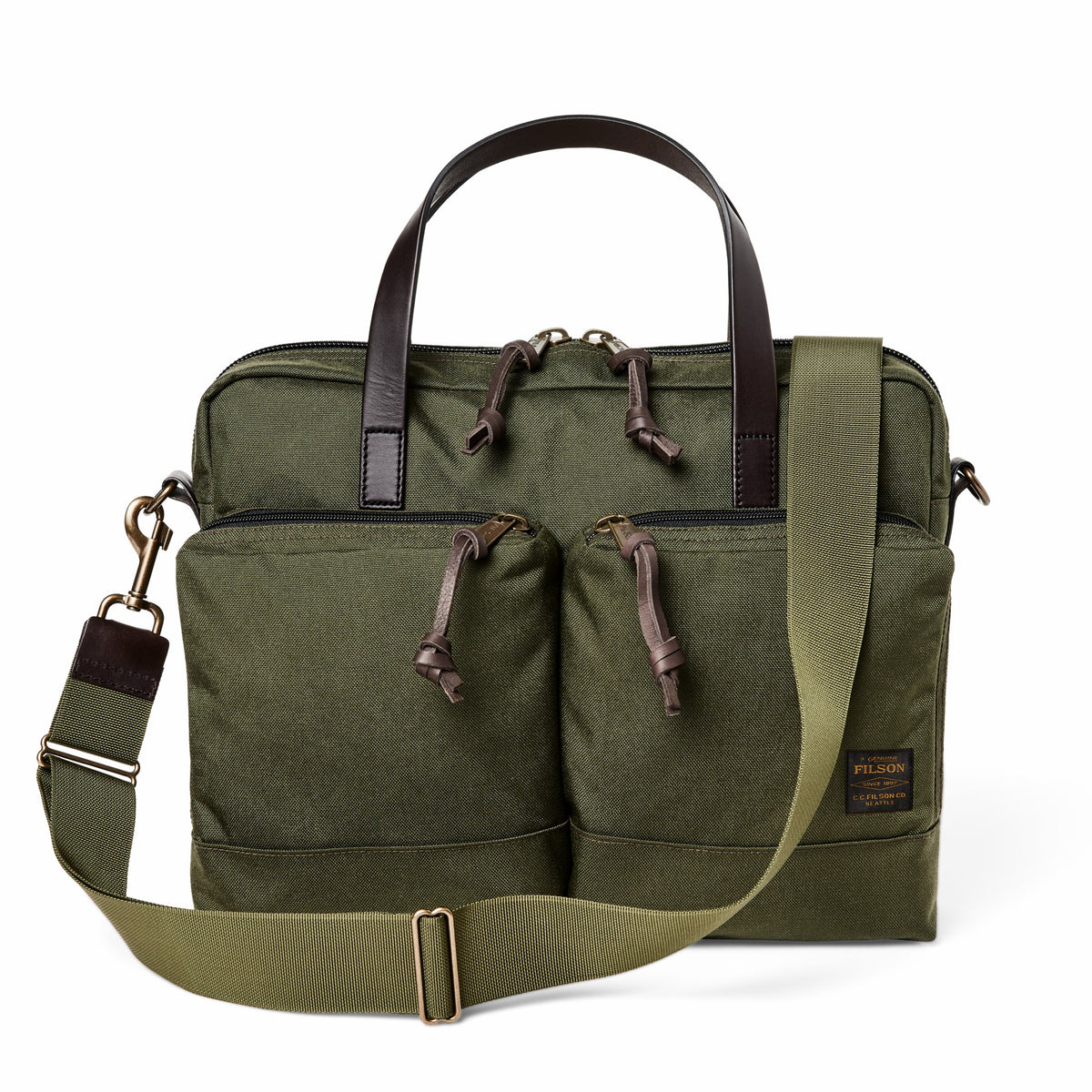 Filson Premium / Dryden Briefcase - Otter Green