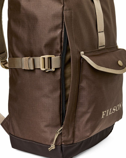 Filson Top Pick / All-weather Backpack - Muskrat / Brown / Covert