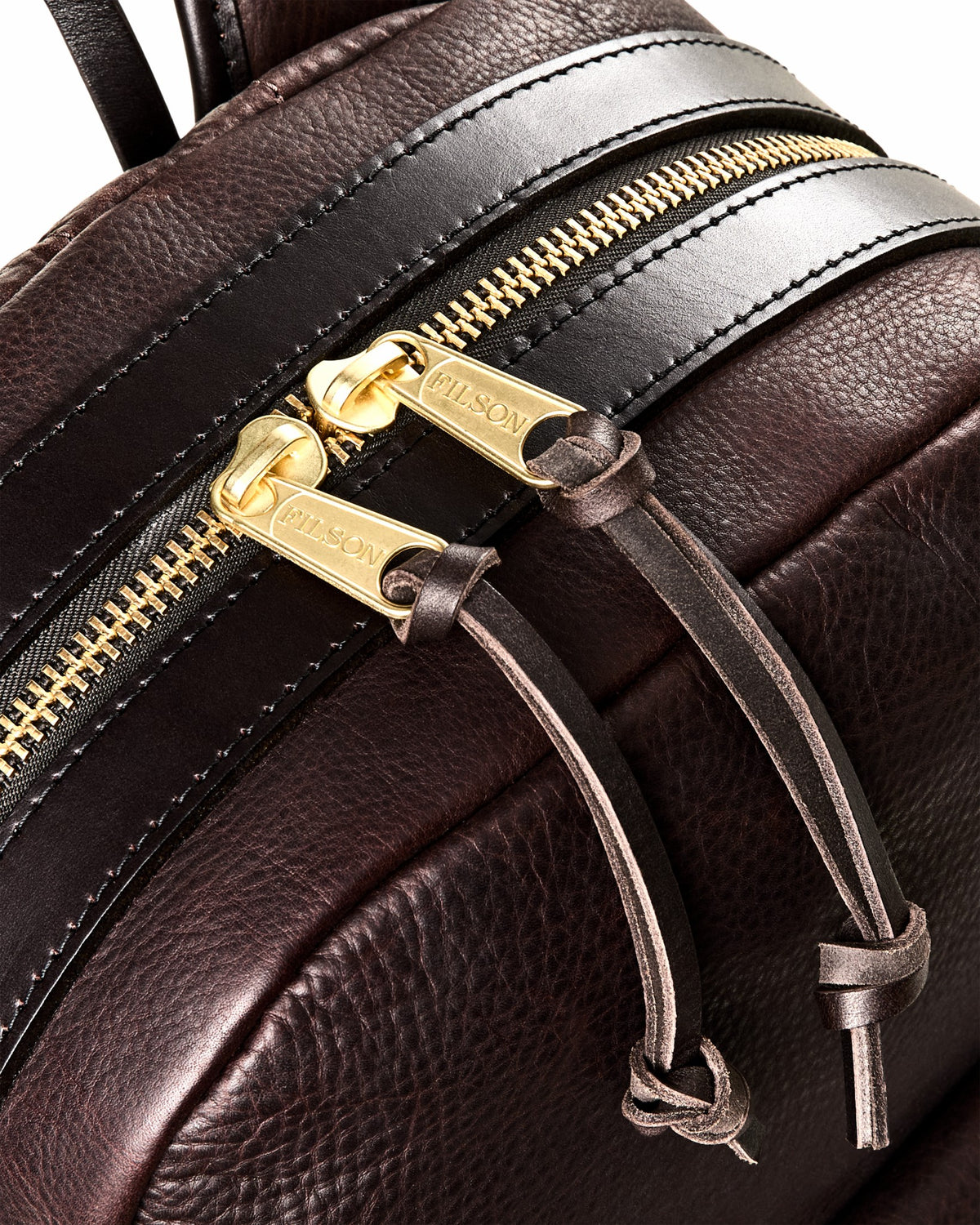 Filson Exclusive / Heritage Leather Journeyman Backpack - Ballard Brown