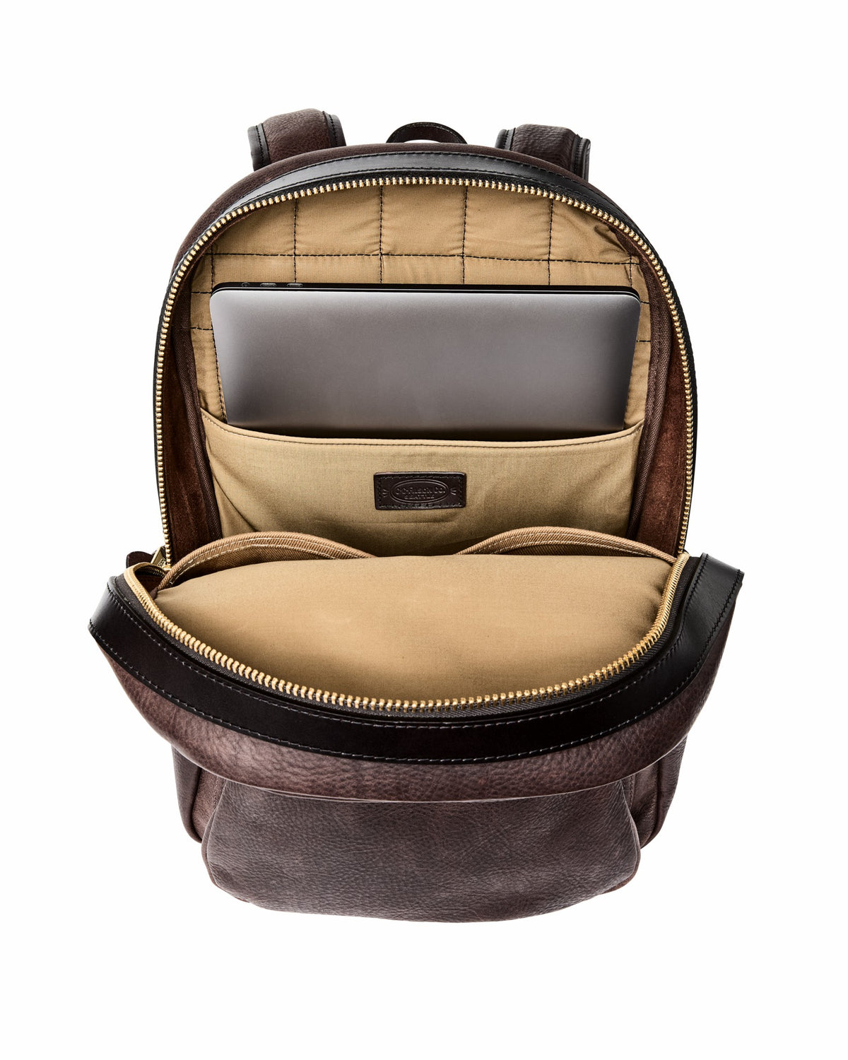 Filson Exclusive / Heritage Leather Journeyman Backpack - Ballard Brown