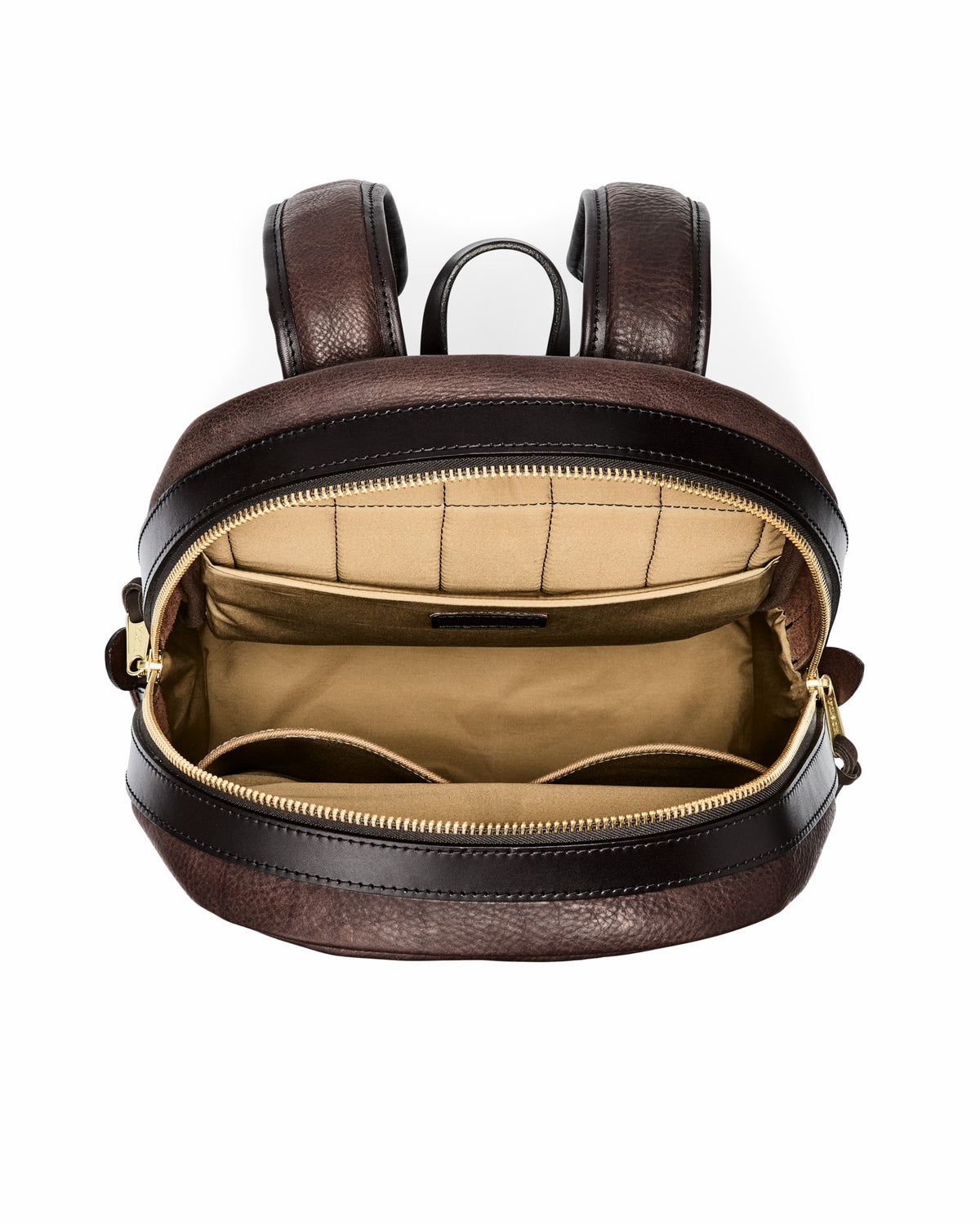 Filson Exclusive / Heritage Leather Journeyman Backpack - Ballard Brown