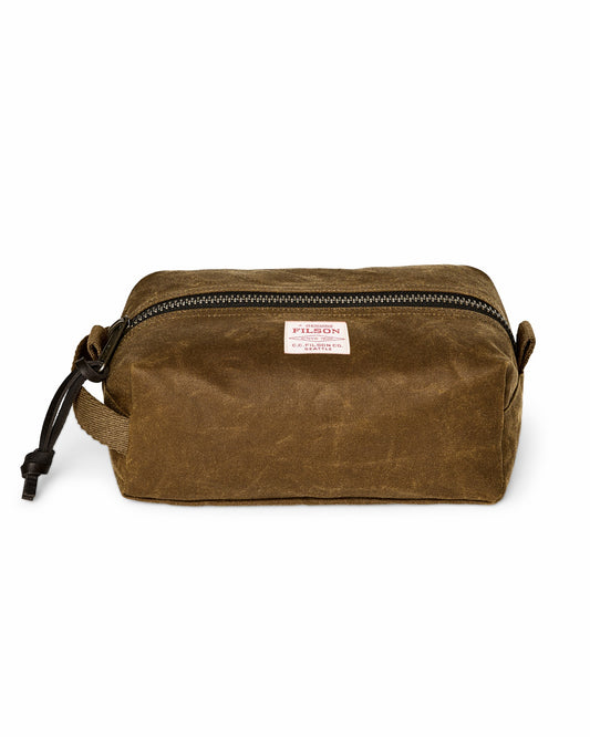 Filson Signature / Tin Cloth Dopp Kit - Dark Tan