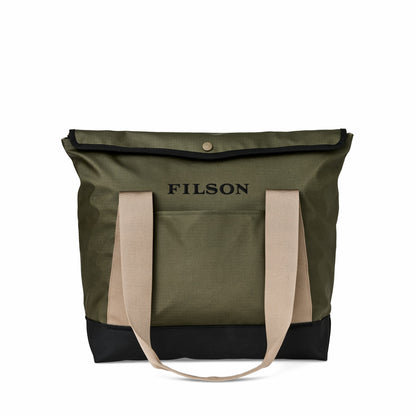 Filson Exclusive / All-weather Tote Bag - Olive / Black / Covert