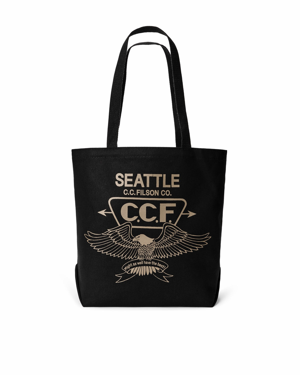 Filson Essential / Seattle Graphic Tote Bag - Black