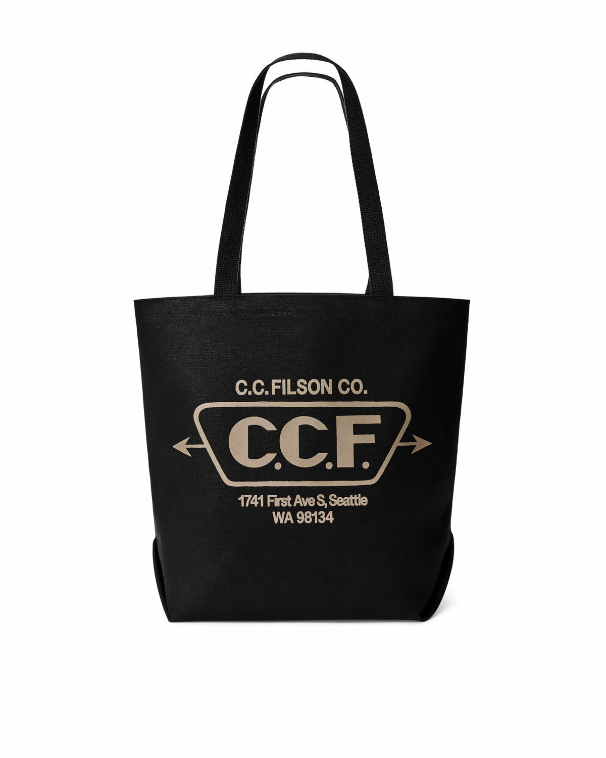 Filson Essential / Seattle Graphic Tote Bag - Black