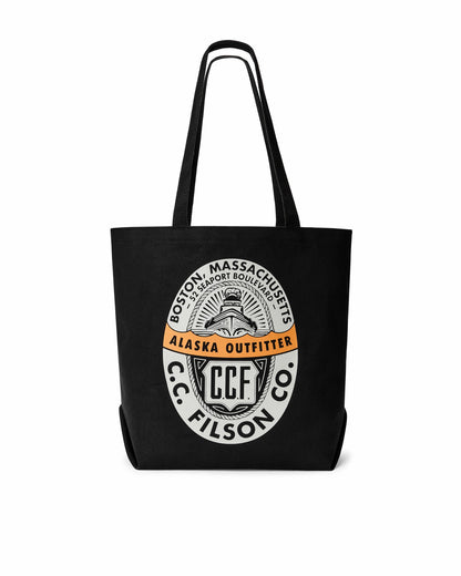 Filson Featured / Boston Graphic Tote Bag - Black