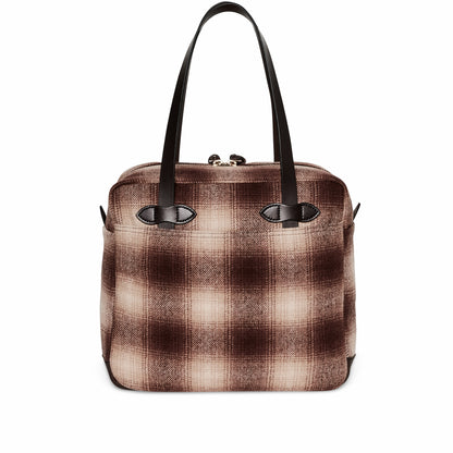 Filson Latest / Mackinaw Wool Zipper Tote Bag - Brown / Tan Ombre