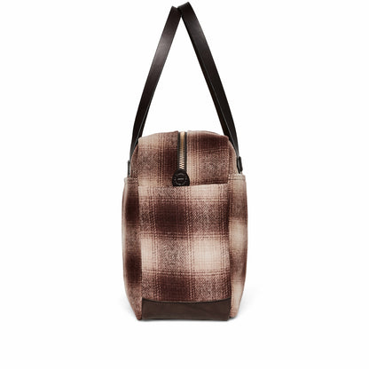 Filson Latest / Mackinaw Wool Zipper Tote Bag - Brown / Tan Ombre