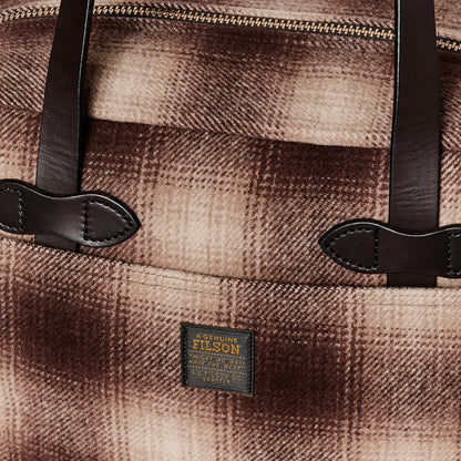 Filson Latest / Mackinaw Wool Zipper Tote Bag - Brown / Tan Ombre