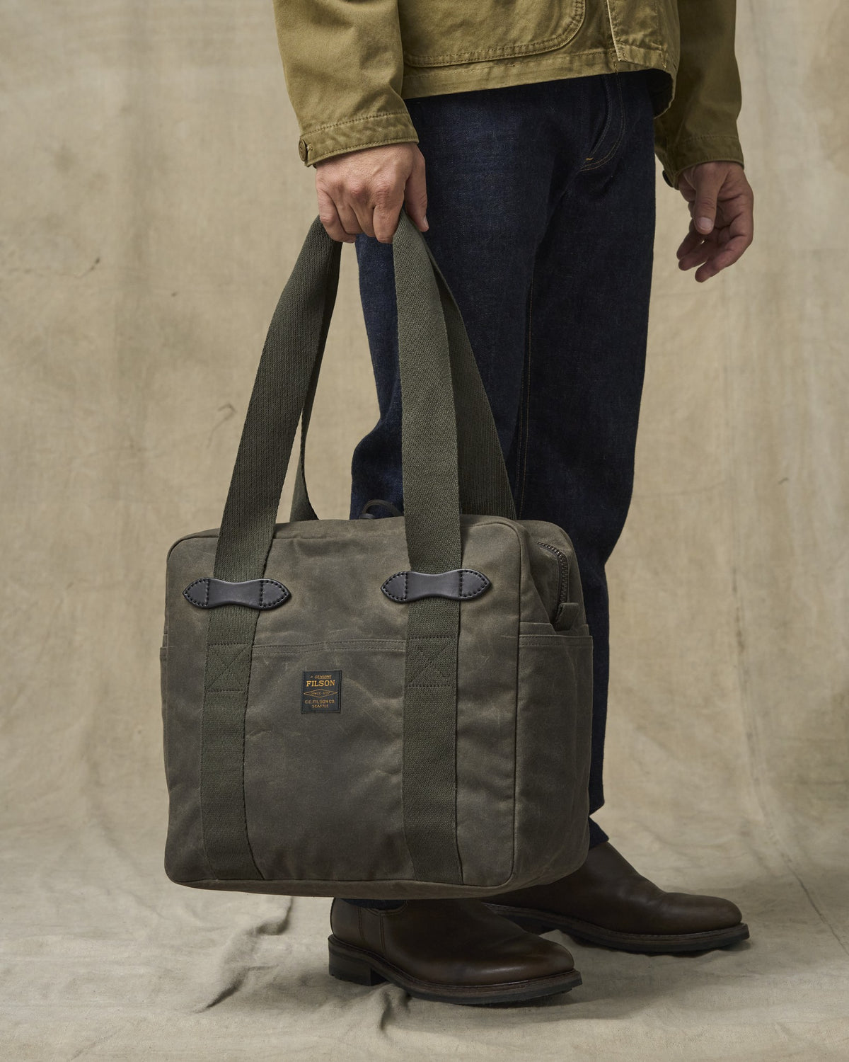 Filson Value / Tin Cloth Zipper Tote Bag