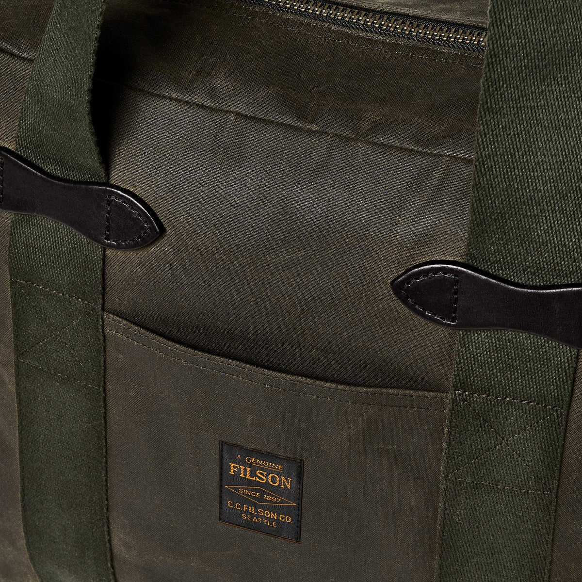 Filson Value / Tin Cloth Zipper Tote Bag