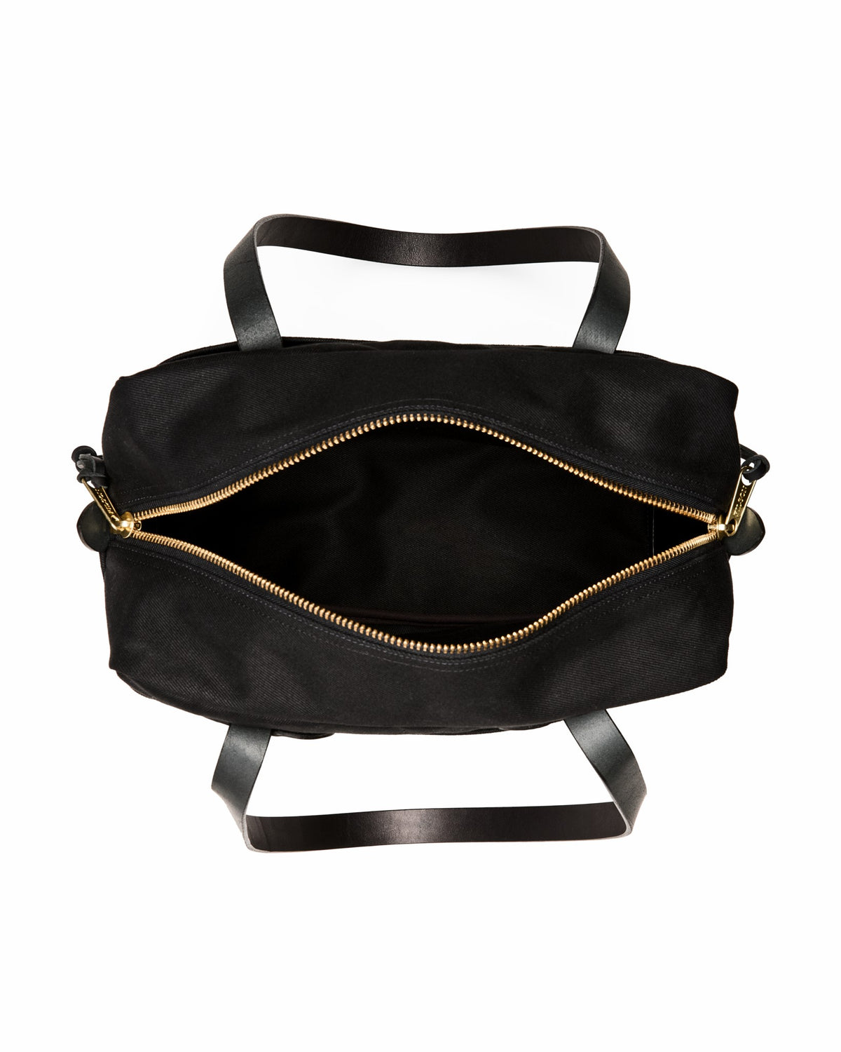 Filson Top Pick / Rugged Twill Zipper Tote Bag - Black