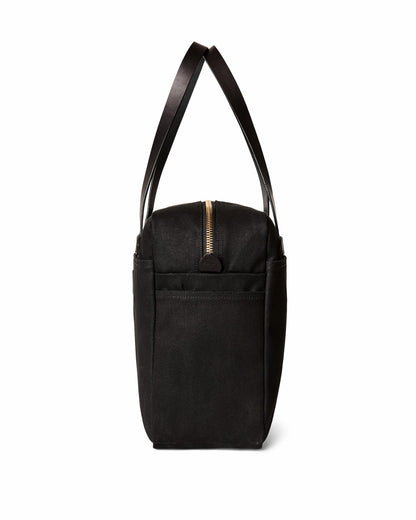 Filson Top Pick / Rugged Twill Zipper Tote Bag - Black