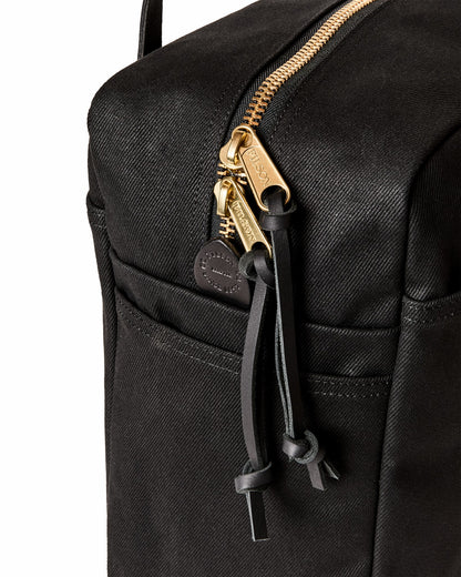 Filson Top Pick / Rugged Twill Zipper Tote Bag - Black