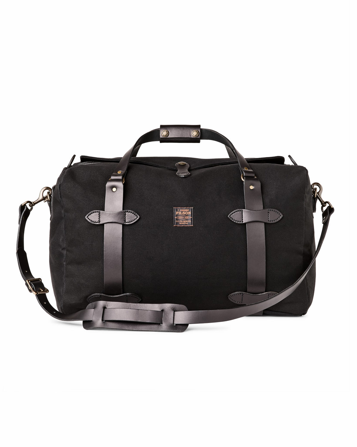 Filson Classic / Medium Rugged Twill Duffle Bag - Black