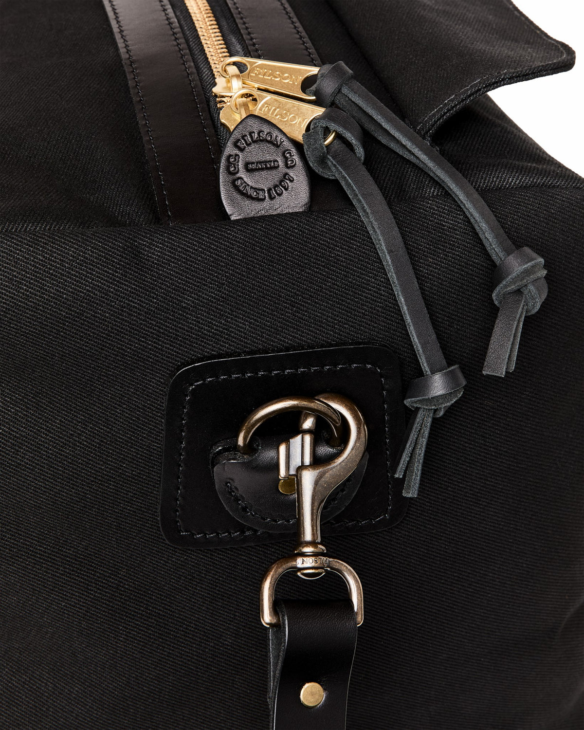Filson Classic / Medium Rugged Twill Duffle Bag - Black