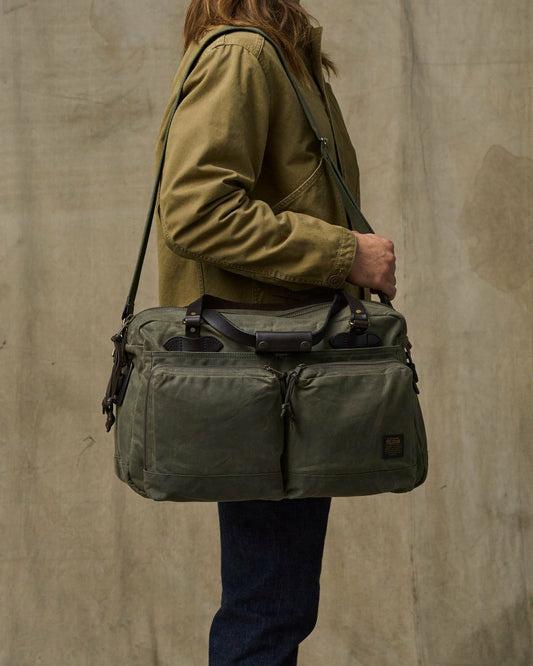 Filson Exclusive / 48 Hour Tin Cloth Duffle Bag - Otter Green