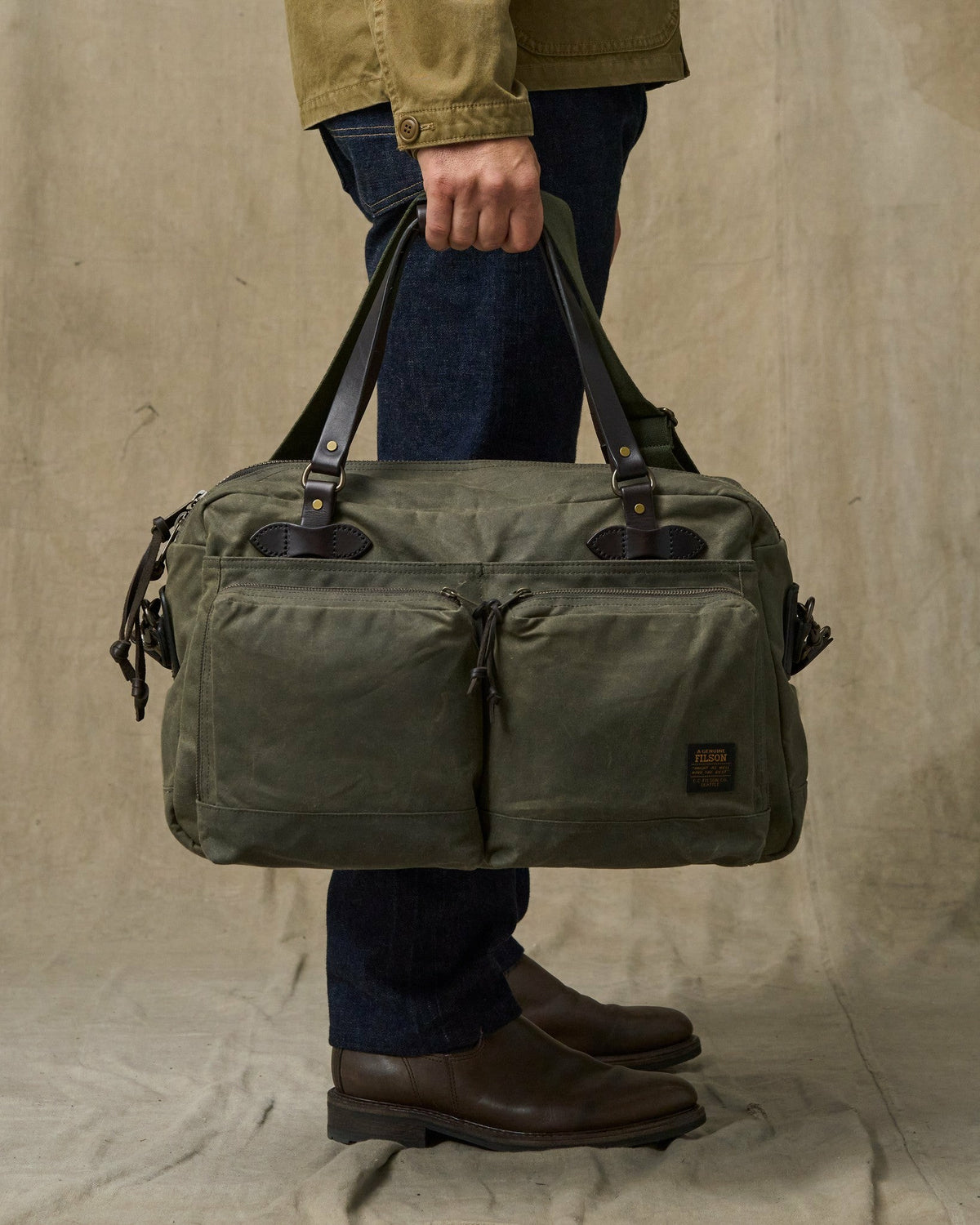 Filson Exclusive / 48 Hour Tin Cloth Duffle Bag - Otter Green