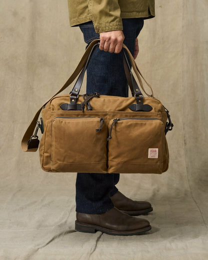 Filson Quality / 48 Hour Tin Cloth Duffle Bag - Dark Tan